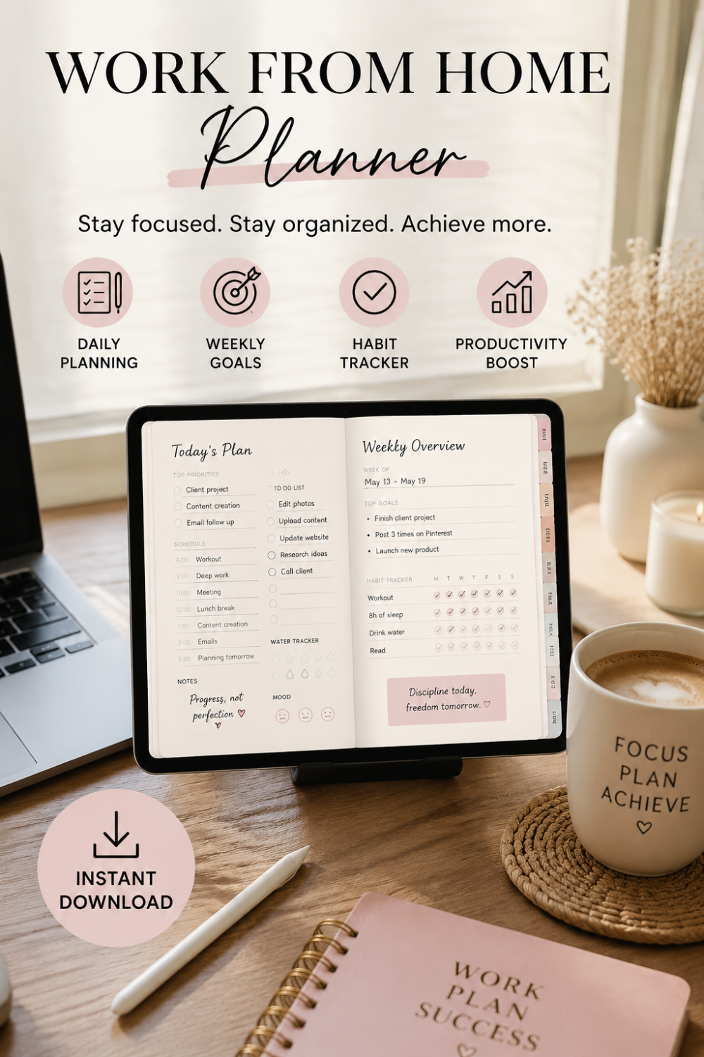 Work from home planner